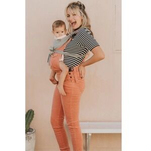 The Mumsie Rose Pink Corduroy Maternity Babywearing Overalls XL MUMSCRPK1 NEW